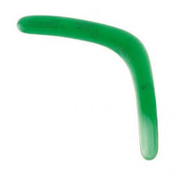 Boomerang plastique